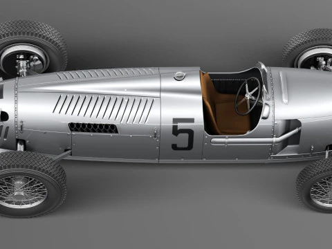 Auto Union Type C 1936 3D Model