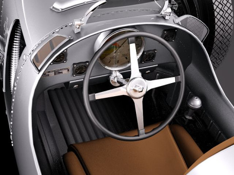 Auto Union Type C 1936 3D Model