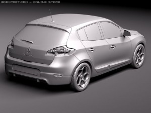 Renault Megane GT 2011 Modello 3D