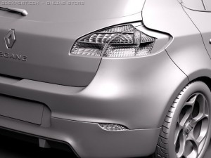 Renault Megane GT 2011 Modello 3D