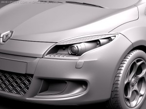 Renault Megane GT 2011 Modello 3D