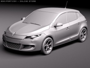 Renault Megane GT 2011 Modello 3D