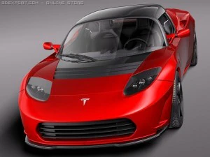 Tesla Roadster 25 2011 3D Model