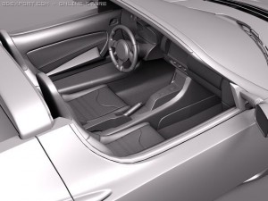 Tesla Roadster 25 2011 3D 模型