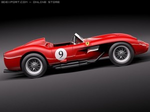Ferrari 250 Testa Rossa 1957 3D Model