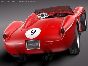 Ferrari 250 Testa Rossa 1957 3D Model