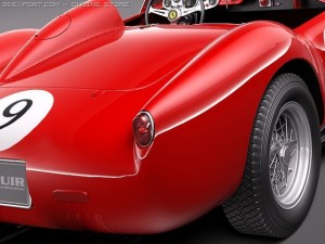 Ferrari 250 Testa Rossa 1957 3D Model