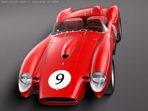 Ferrari 250 Testa Rossa 1957 3D Model