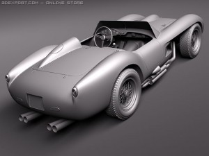 Ferrari 250 Testa Rossa 1957 3D Model