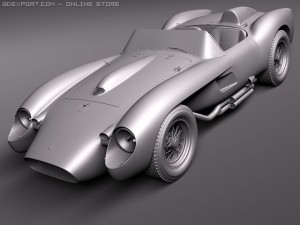 Ferrari 250 Testa Rossa 1957 3D Model