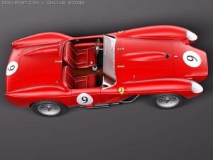 Ferrari 250 Testa Rossa 1957 3D Model