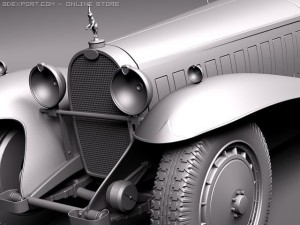 Bugatti Type 41 Royale Coupe Napoleon 3Dモデル