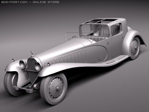 Bugatti Type 41 Royale Coupe Napoleon 3Dモデル