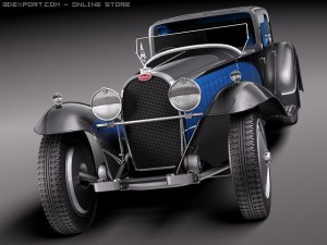 Bugatti Type 41 Royale Coupe Napoleon 3Dモデル