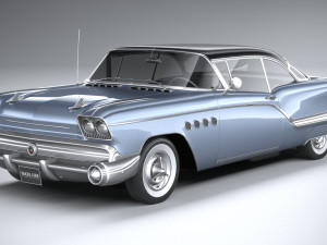 Generic American Car 1958 3D 模型