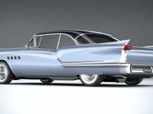 Generic American Car 1958 3D 模型
