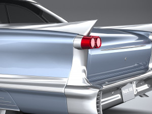 Generic American Car 1958 3D 模型