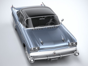 Generic American Car 1958 3D 模型