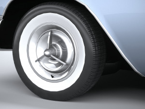 Generic American Car 1958 3D 模型