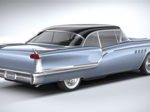 Generic American Car 1958 3D 模型