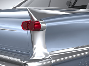 Generic American Car 1958 3D 模型