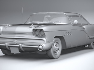 Generic American Car 1958 3D 模型