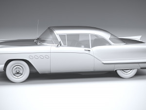 Generic American Car 1958 3D 模型
