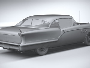 Generic American Car 1958 3D 模型