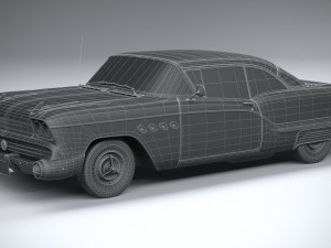 Generic American Car 1958 3D 模型