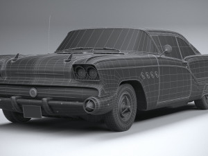 Generic American Car 1958 3D 模型