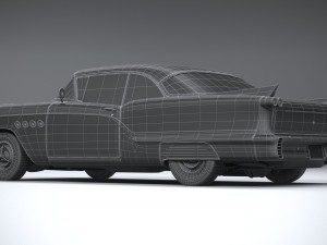 Generic American Car 1958 3D 模型