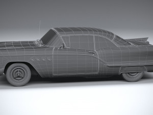 Generic American Car 1958 3D 模型