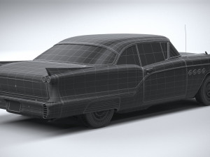Generic American Car 1958 3D 模型