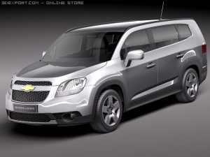 Chevrolet Orlando 2012 3D मॉडल