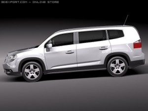 Chevrolet Orlando 2012 3D Model