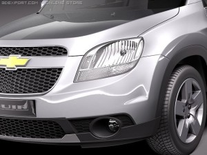 Chevrolet Orlando 2012 3D Model