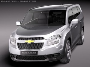 Chevrolet Orlando 2012 3D Model