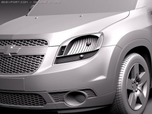 Chevrolet Orlando 2012 3D Model