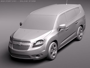Chevrolet Orlando 2012 3D Model