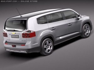 Chevrolet Orlando 2012 3D Model