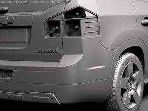 Chevrolet Orlando 2012 3D Model