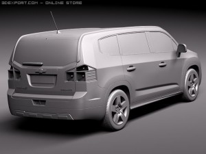 Chevrolet Orlando 2012 3D Model