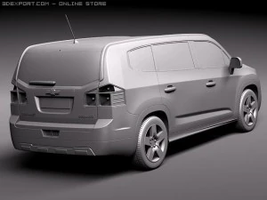 Chevrolet Orlando 2012 3D Model