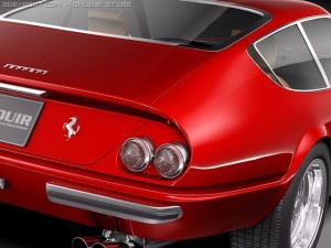 Ferrari Daytona 1968-1973 Coupe 3D Model