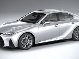 Lexus IS F-Sport 2021 Model 3D