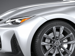 Lexus IS F-Sport 2021 Model 3D