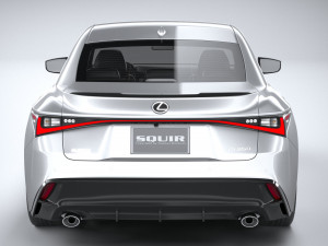 Lexus IS F-Sport 2021 Model 3D