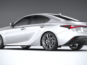 Lexus IS F-Sport 2021 Model 3D