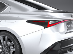 Lexus IS F-Sport 2021 Model 3D