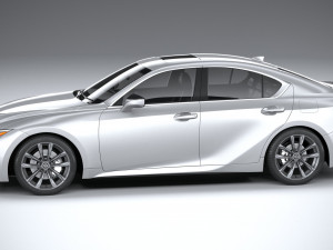 Lexus IS F-Sport 2021 Model 3D